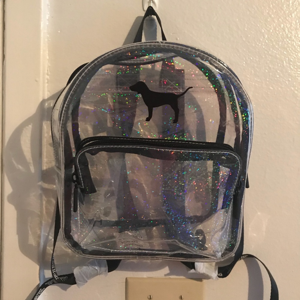 Pink VS Glitter Mini Backpack
